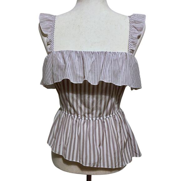 Victoria's Secret NWT Striped Sleeveless Sleepwear Top Women S - Picture 1 of 13
